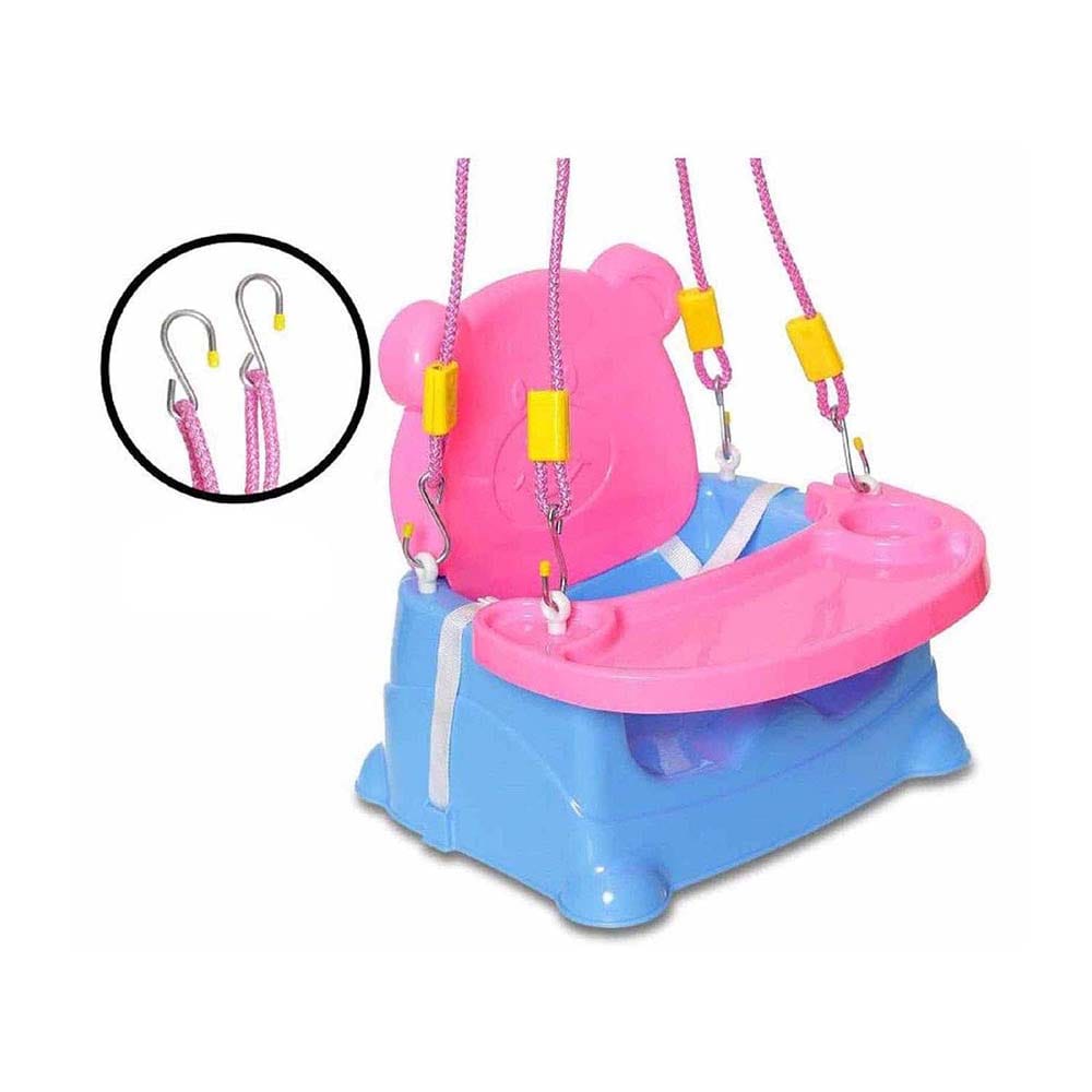 5 in 1 multipurpose chair swing pink