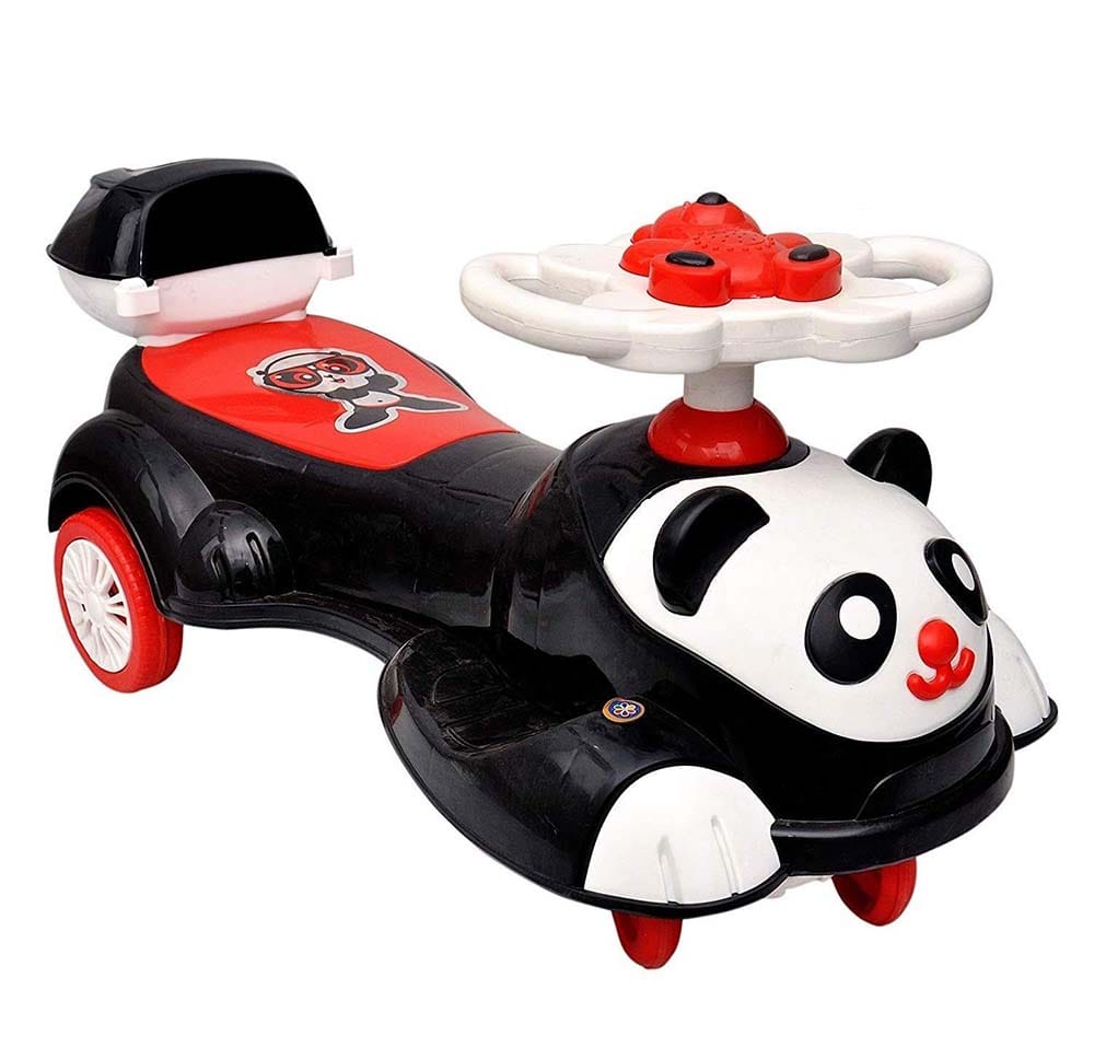 Big Panda Ride-on Swing Magic Car balck white_001