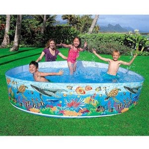 8 Feet Diameter Hard Coral Reef Swimming Pool Cum Bath Tub - Intex