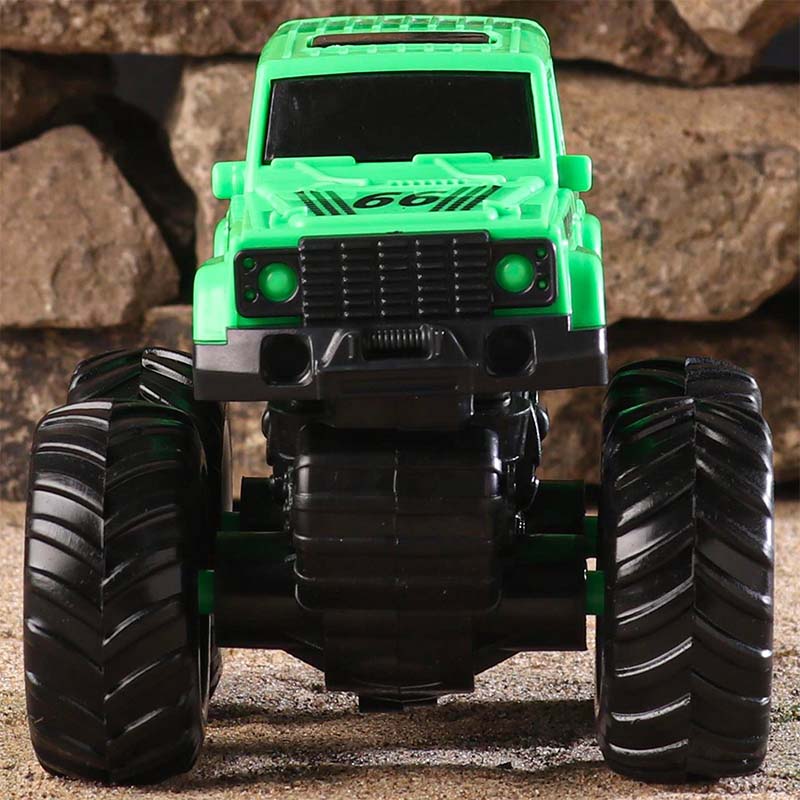 Monsto Friction Monster Truck - LIGHT Green toy for Kids_002