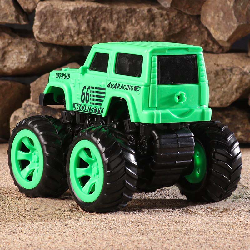 Monsto Friction Monster Truck - LIGHT Green toy for Kids_005
