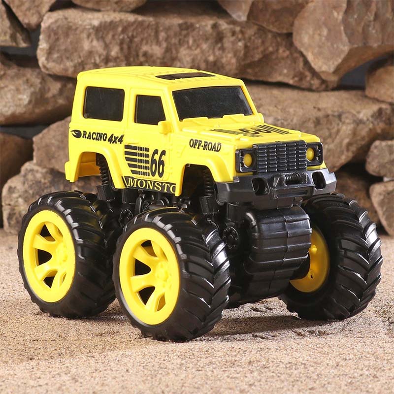 Monsto Friction Monster Truck - Yellow toy for Kids_001