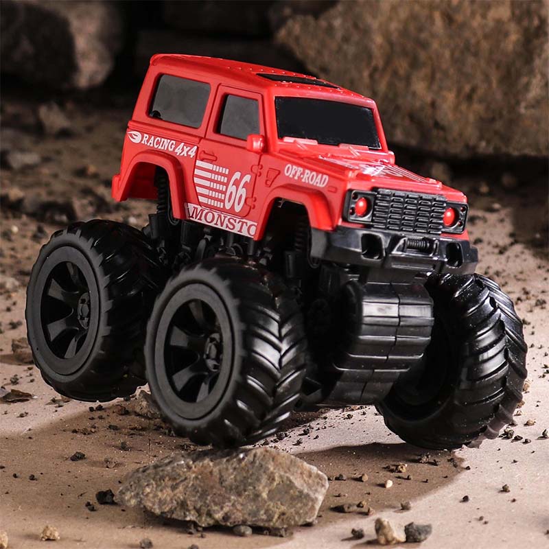 Monsto Friction Monster Truck - Yellow toy for Kids_001