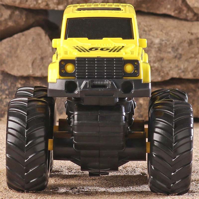 Monsto Friction Monster Truck - Yellow toy for Kids_002