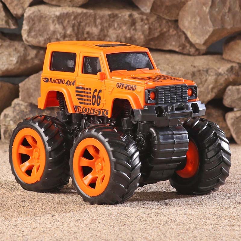 Monsto Friction Monster Truck - Yellow toy for Kids_002