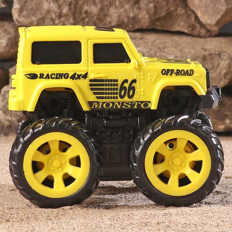Monsto Friction Monster Truck - Yellow toy for Kids_004