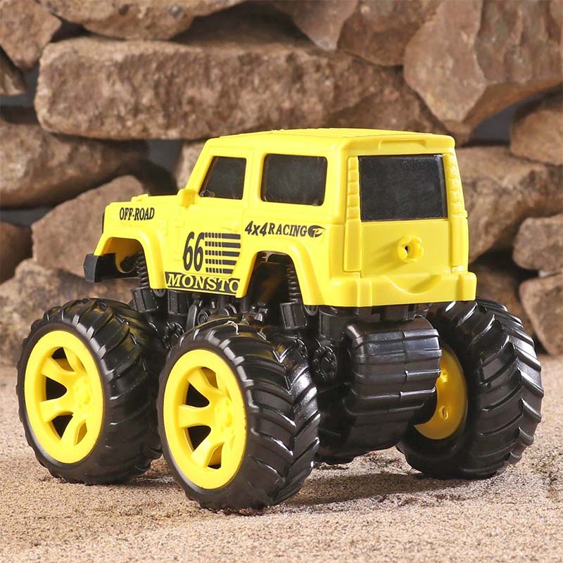 Monsto Friction Monster Truck - Yellow toy for Kids_005