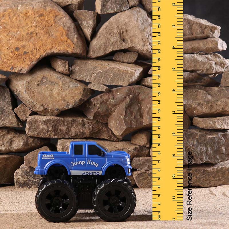 Monsto Friction Powered Monster Toy Truck Blue toy for Kids_003