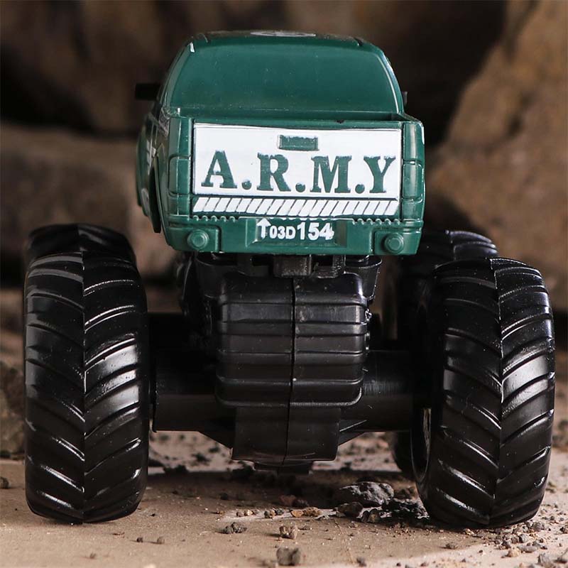 Monsto Friction Powered Monster Toy Truck Green toy for Kids_004