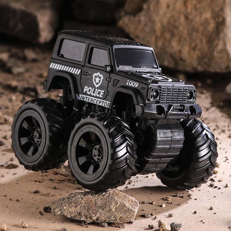 Monsto Friction Powered Monster Truck Toy - Black toy for Kids_001