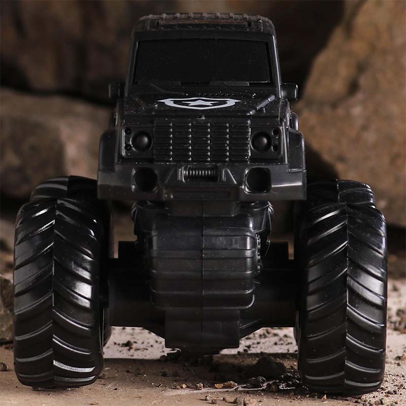 Monsto Friction Powered Monster Truck Toy - Black toy for Kids_002