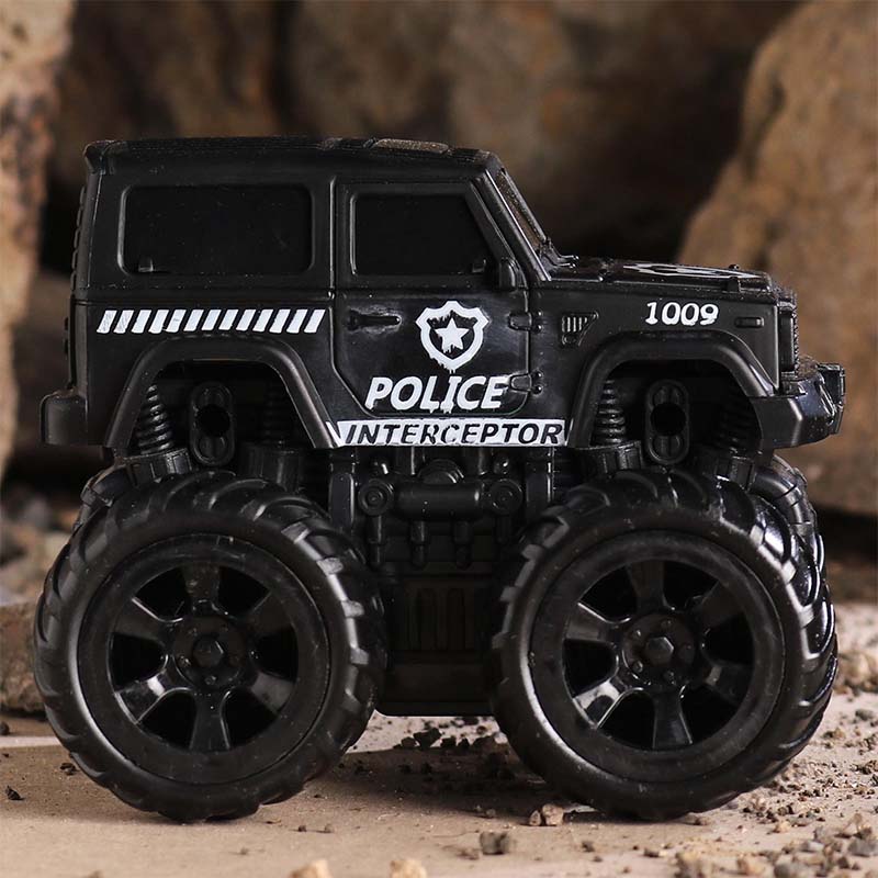 Monsto Friction Powered Monster Truck Toy - Black toy for Kids_004
