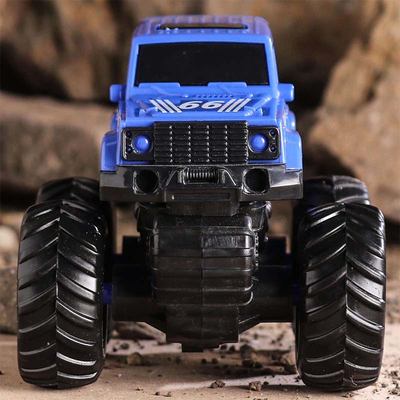 Monsto Friction Powered Monster Truck Toy - Blue toy for Kids_002