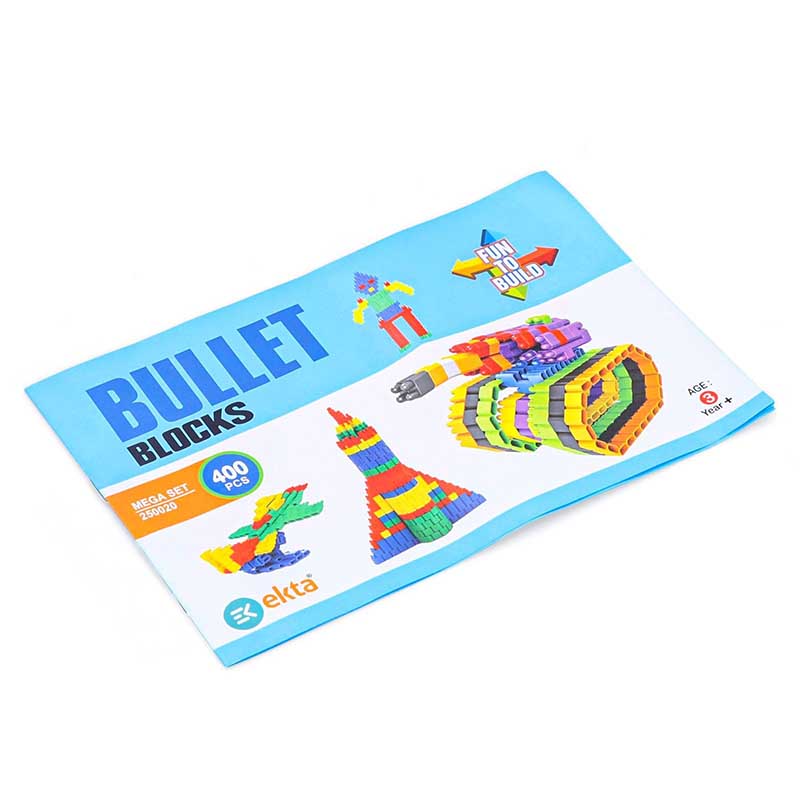 Ekta Bullet Blocks Mega Set Game - 400 Pieces_006