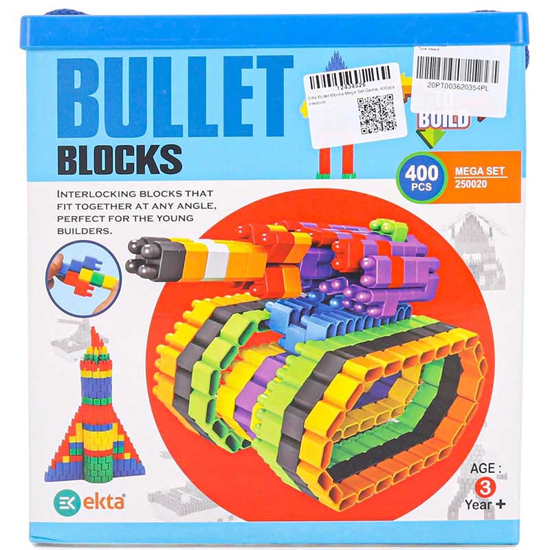 Ekta Bullet Blocks Mega Set Game - 400 Pieces_009