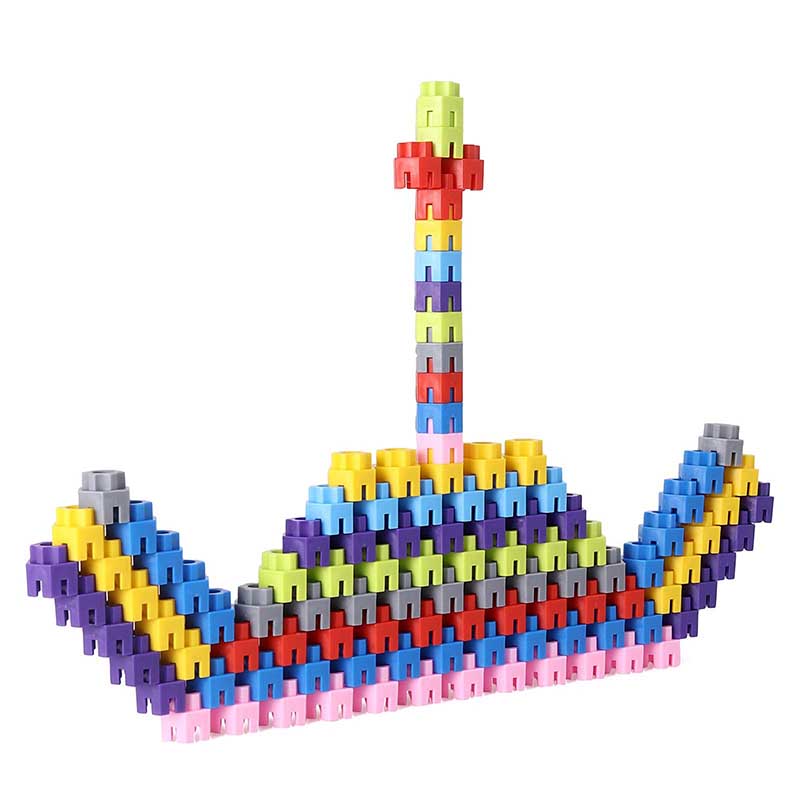 Ekta Hexa Mega Set Building Blocks Multicolor - 250 Pieces_001