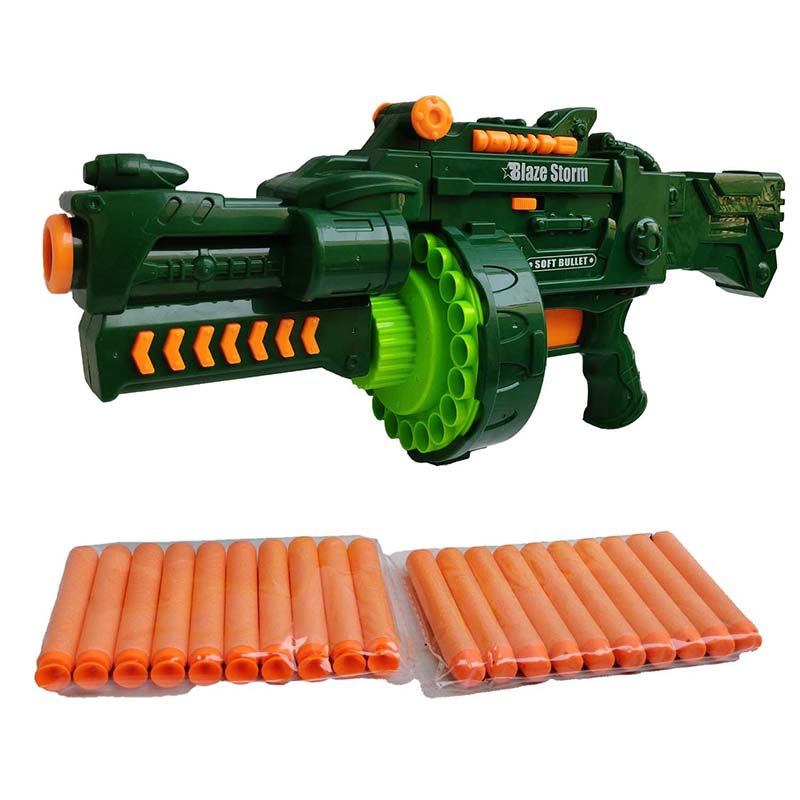 BLAZE STORM Battery Operated Soft Bulet Gun Comes With 40 Soft Bullets 06