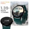 Smartwatch Boult Audio Striker+ Round Dial Smartwatch with 1.39"(3.53cm) HD Screen, Premium Metallic Body, GOBOULT Health, BT Calling 5.3, Mini-Games and Digital Crown